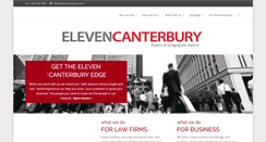 Desktop Screenshot of elevencanterbury.com